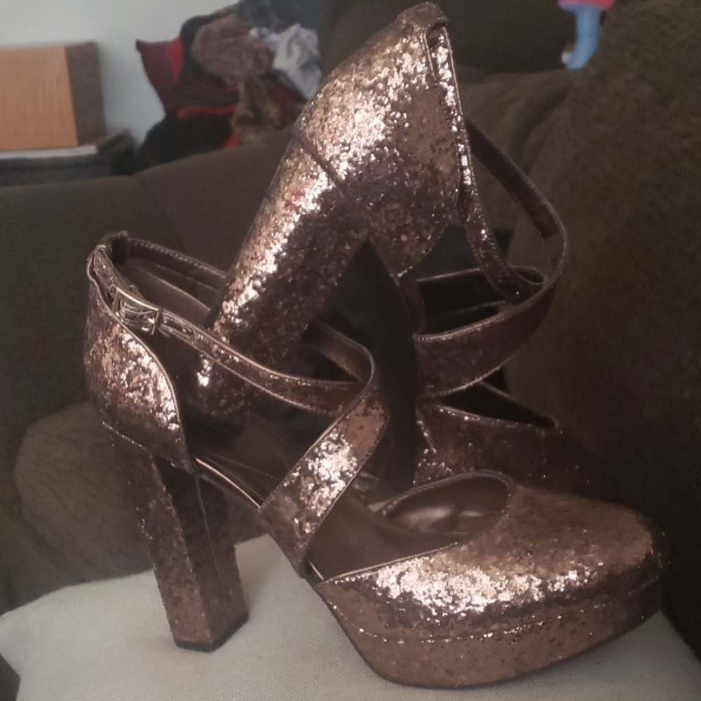 Guess glitter heels